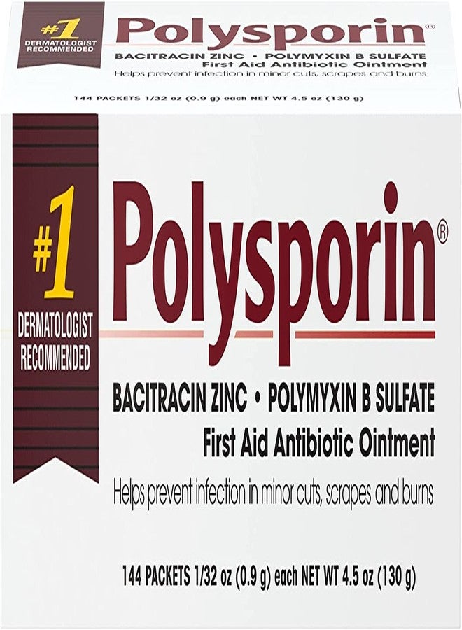 Johnson & Johnson 84247 First Aid Polysporin Ointment, Pack of 144